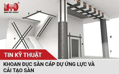 gia cố sàn dự ứng lực