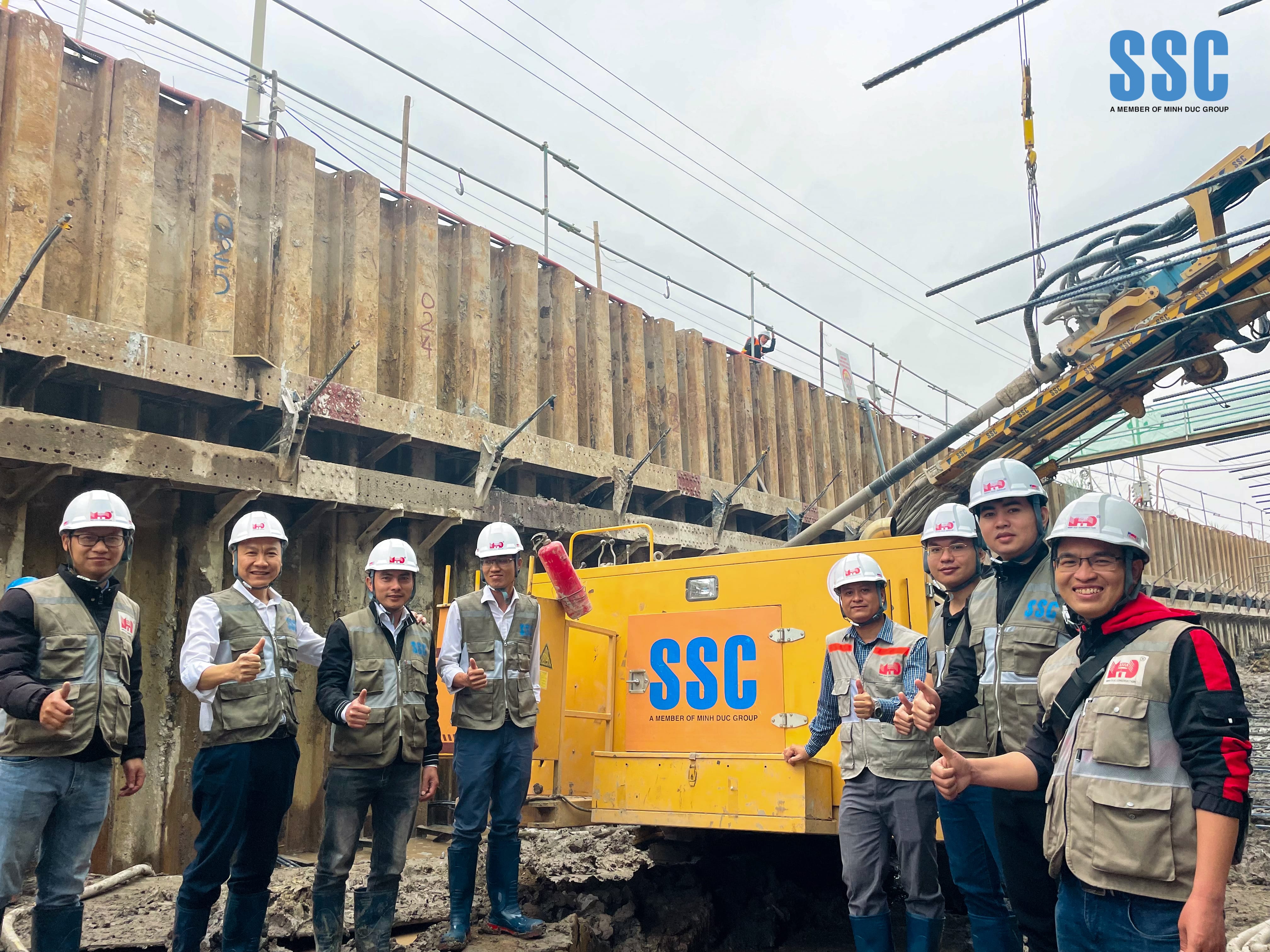 kiem tra cong truong thi cong neo dat du an ecopark ct6