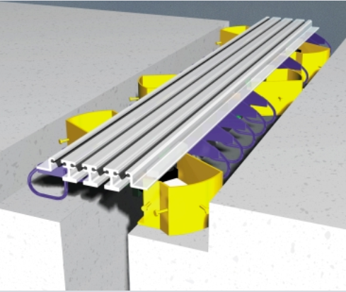 Khe co giãn ray modul