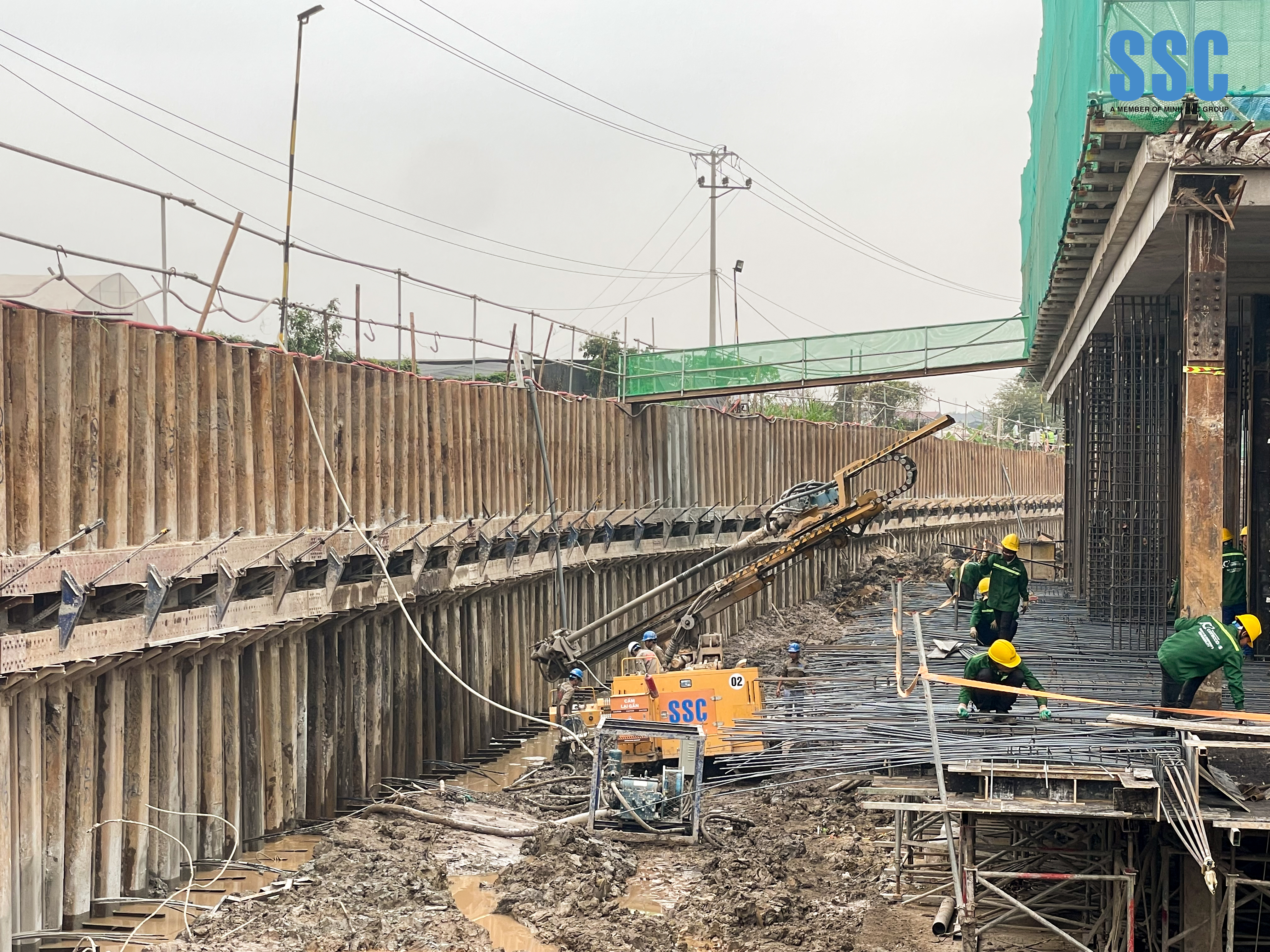 Khoan neo đất công ty cổ phần kết cấu dây Việt Nam