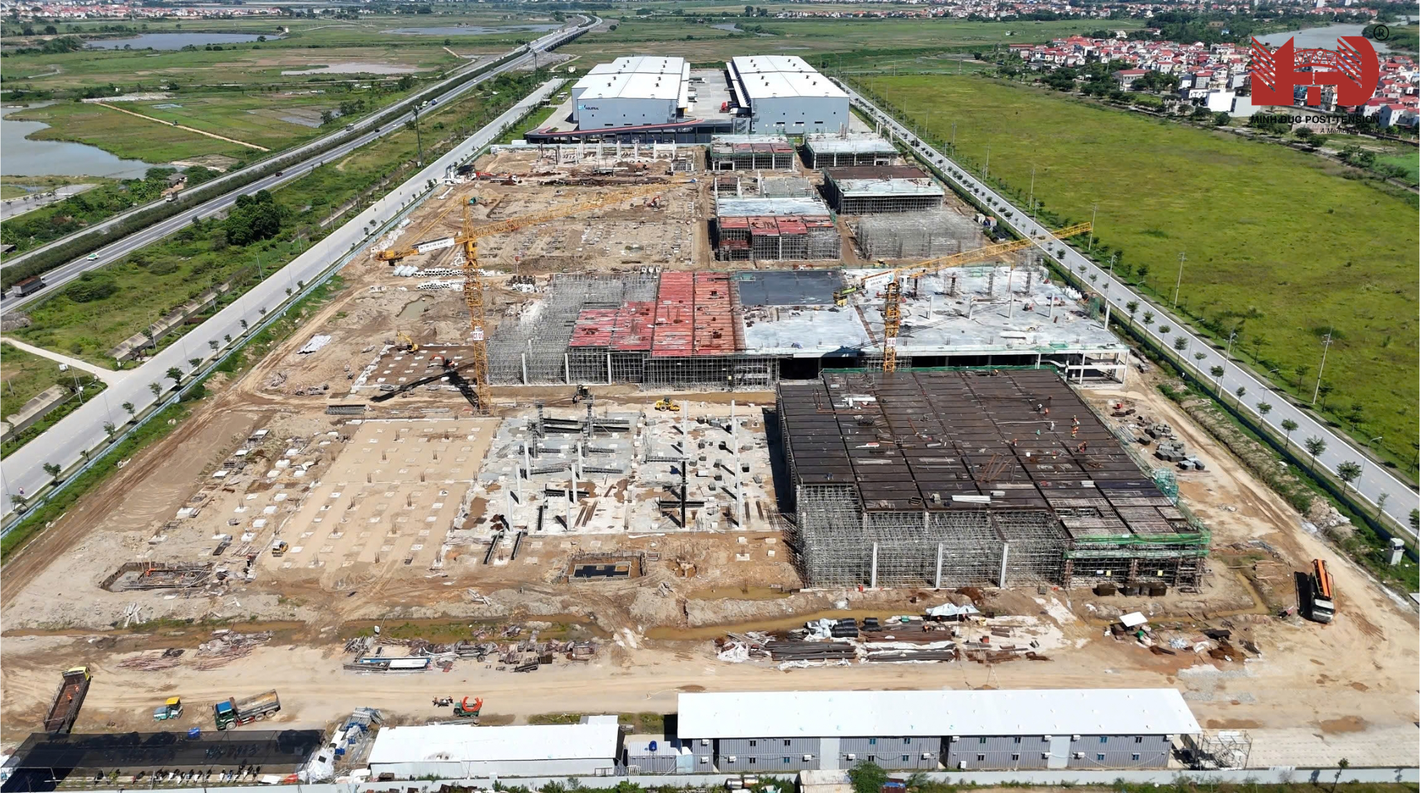 Minh Đức Group thi công dự ứng lực tại nhà xưởng Bắc Ninh