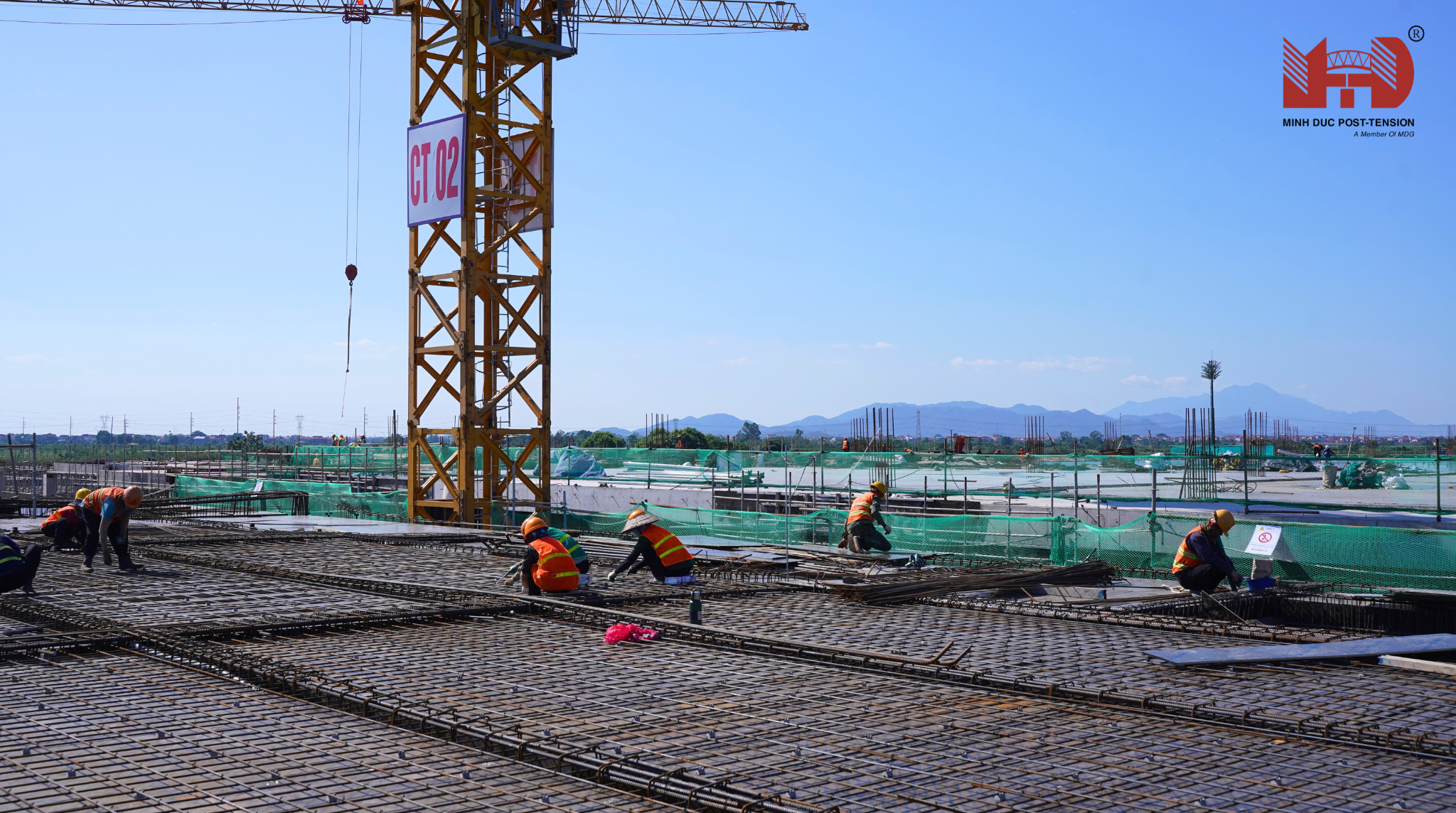 Minh Đức Group thi công dự ứng lực tại nhà xưởng Bắc Ninh