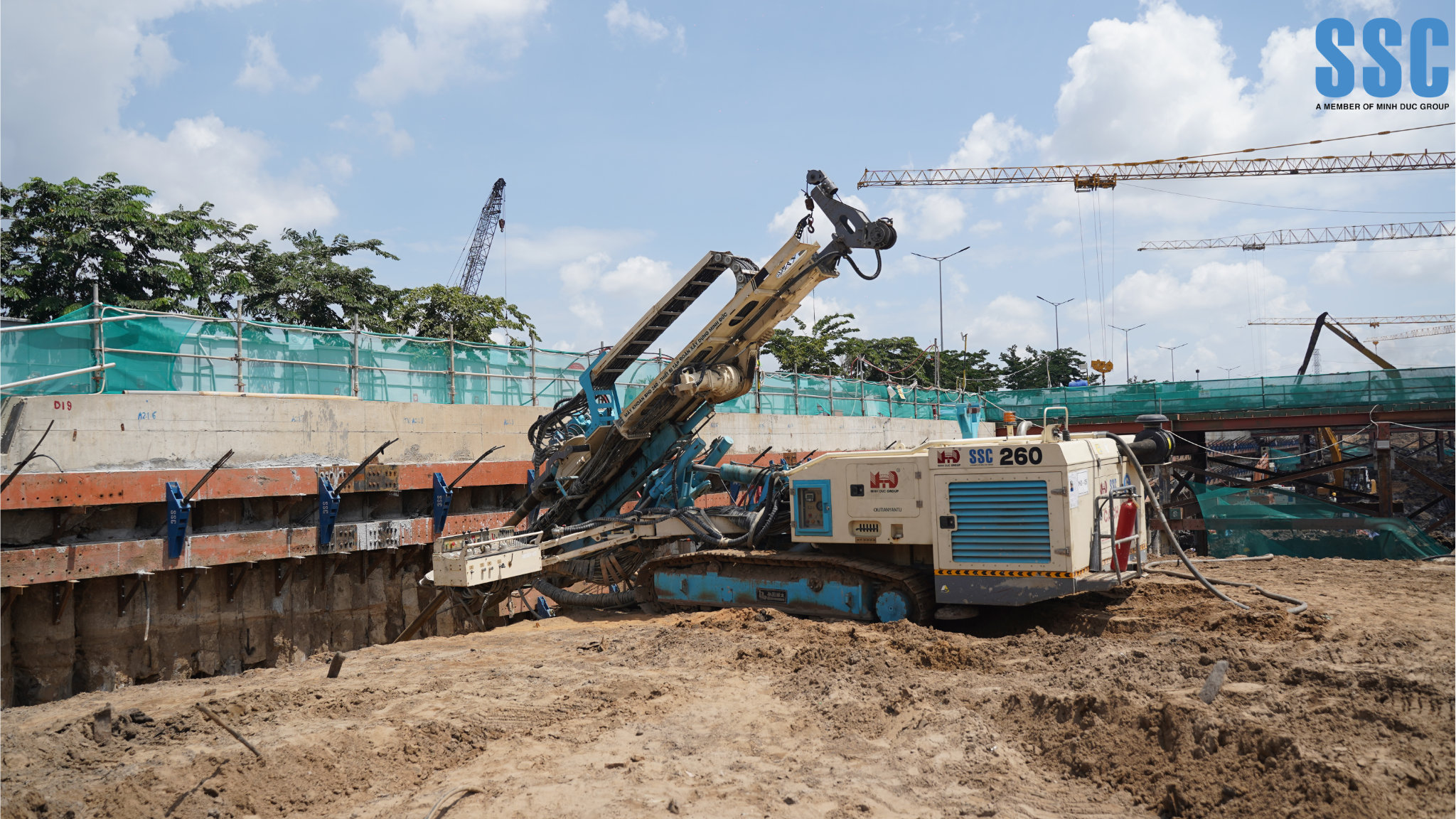 Máy khoan BHD 260 tại dự án CT05 Bình An – TP.HCM